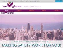 Tablet Screenshot of intervigilance.com